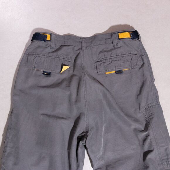 Y2K No Boundaries Paratrooper Convertible Cargo Pants Mens 32x30 Baggy Skate - Picture 7 of 7